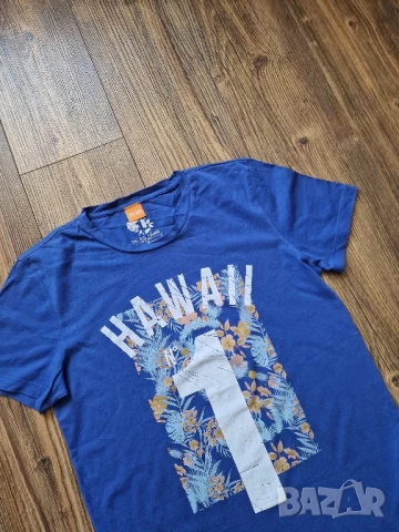 Страхотна мъжка тениска HUGO BOSS размер S , снимка 3 - Тениски - 50902113