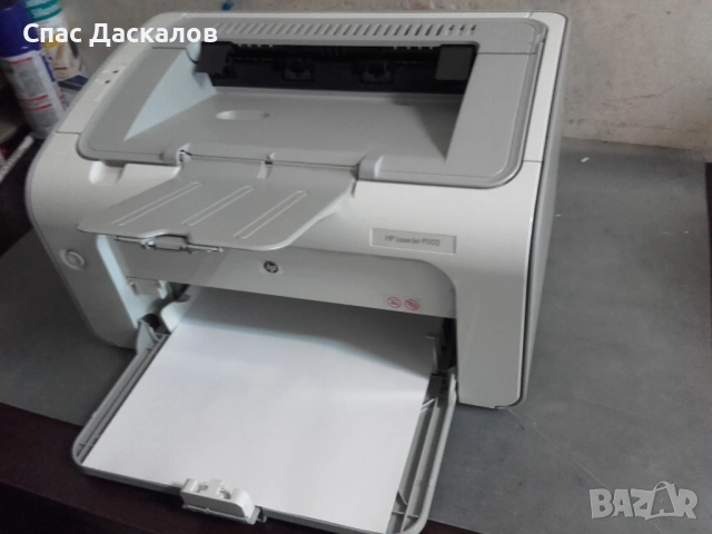 Отличен!!! Лазерен принтер HP LaserJet P1102, снимка 2 - Принтери, копири, скенери - 54019144