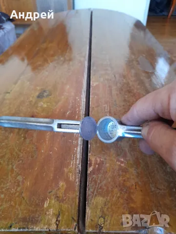 Стара алуминиева преса за чесън #22, снимка 5 - Други ценни предмети - 49543812