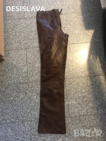 POLO RALPH LAUREN кожени дамски панталони XS/S, снимка 4 - Панталони - 34476532