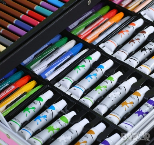 Творчески комплект за рисуване с изключително разнообразие от цветове, снимка 3 - Други - 52585030