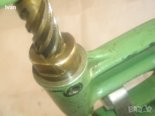 РЪЧНА ВИНТОВА ПРЕСА ПЕРФОРИРАНЕ НА КОЖА ЩАНЦОВАНЕ ЩАМПОВАНЕ КОЛАНИ АКСЕСОАРИ НЕМСКА СТАРО КАЧЕСТВО, снимка 11 - Други инструменти - 49689795