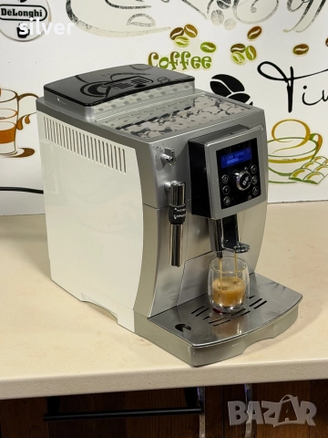 Кафемашина кафе автомат delonghi magnifica с гаранция, снимка 3 - Кафемашини - 53001947