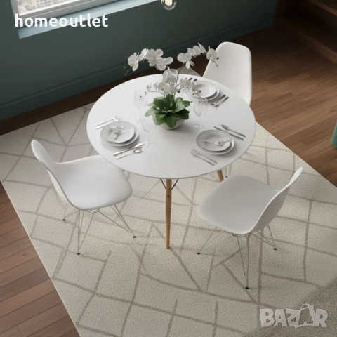 Висококачествени трапезни столове - Два цвята, снимка 7 - Столове - 36581516