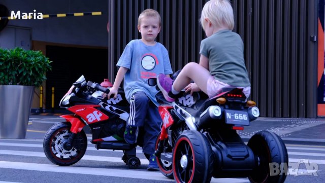 Акумулаторен МОТОР 12V меки гуми с Кожена седалка, снимка 8 - Детски велосипеди, триколки и коли - 34368365