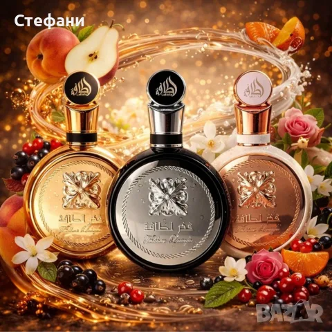 Lattafa Fakhar Gift Set 3×50 мл – Луксозна арабска парфюмна колекция за него и нея, снимка 2 - Унисекс парфюми - 56154431