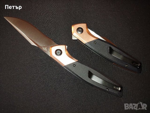 Kizer Grazioso - страхотен флипер с N690, Copper и G10 , снимка 5 - Ножове - 38185924