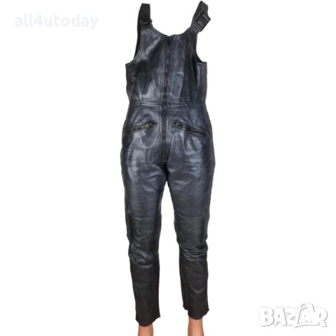 №4320 Jumbo Дамски кожен мото гащеризон