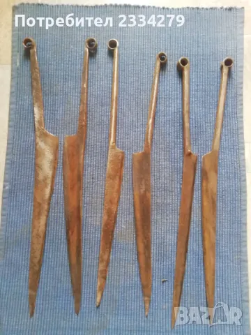 Стари ковани ножици за стригане на вълна от възрождението, снимка 14 - Антикварни и старинни предмети - 47474739