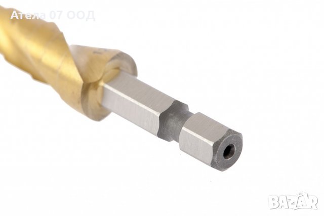 Свредло за метал стъпаловидно 4-5-6-7-8-9-10-11-12 мм, HSS, шестостенна опашка MTX, снимка 2 - Други инструменти - 29309069