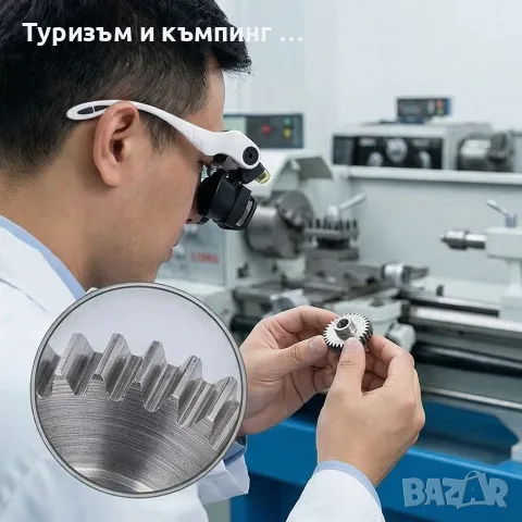 Очила със сменяеми лещи и LED осветление , снимка 4 - Други инструменти - 55965194