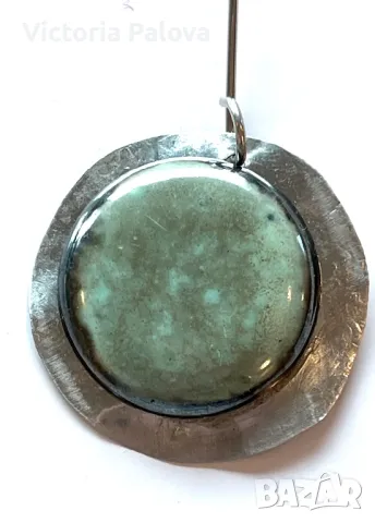 Дълги обеци ръчна изработка , снимка 3 - Обеци - 49236580