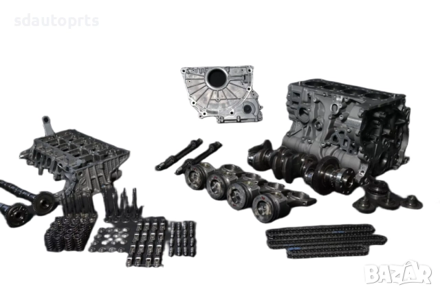 B47D20B на 500км BMW Двигател к-т Блок колянов Вал Бутала 320d 520d