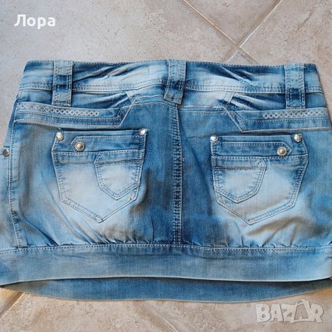 Дамски дънкови поли 5 бр. , снимка 10 - Поли - 50964152