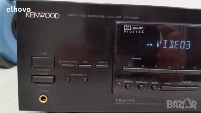 Ресивър Kenwood KR-V888D, снимка 2 - Ресийвъри, усилватели, смесителни пултове - 30347803