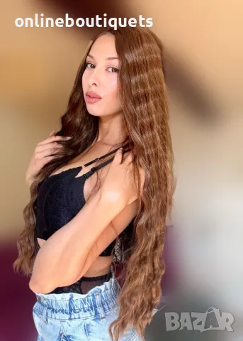 Индийска коса примес 80см дължина, снимка 5 - Аксесоари за коса - 41889543