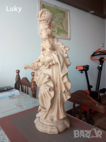 Уникално с изработката си старинно,произведение на изкуството.Дърворезба., снимка 3 - Антикварни и старинни предмети - 42309177