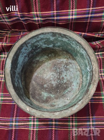 Стар меден съд за готвене, снимка 2 - Антикварни и старинни предмети - 39606354