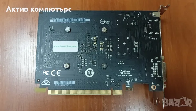 Видеокарта MSI GeForce GT 1030 AERO ITX 2G OC GDDR5 64-bit DVI HDMI PCI-E, снимка 3 - Видеокарти - 55853742