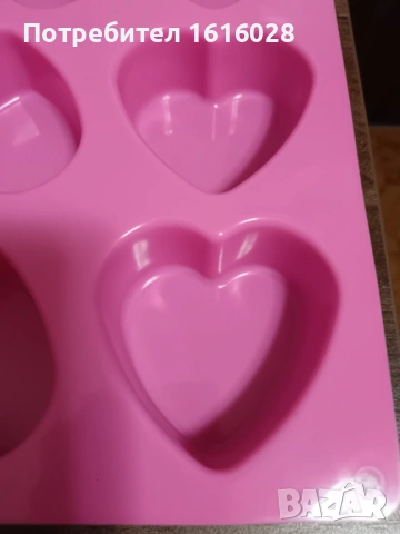 Силиконови молде с пеперуди,калинки и сърца., снимка 13 - Форми - 50717444