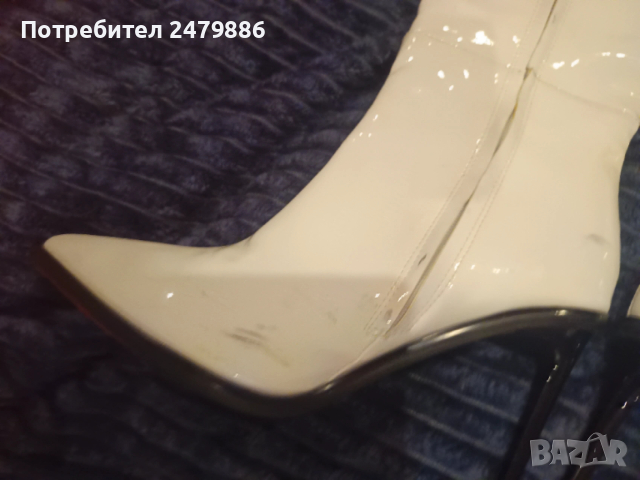 Off-White Knee High Boots, снимка 3 - Дамски ботуши - 54011548