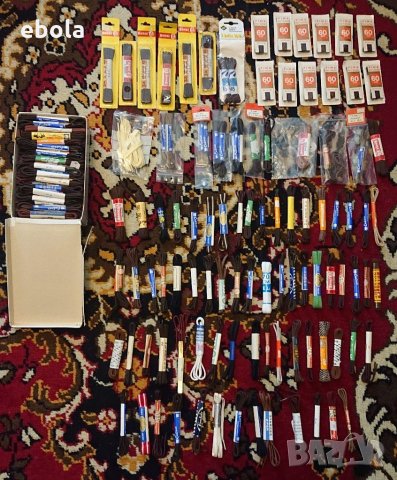 Връзки за обувки - около 250 бр. (чифта) , снимка 5 - Други - 29528247