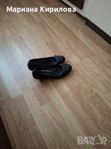 Дамски черни обувки от велур, снимка 2 - Дамски обувки на ток - 49670779