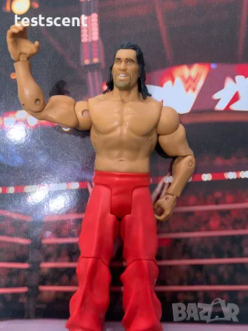 Екшън фигура WWE The Great Khali Великия Кали играчка figure Mattel Basic Series, снимка 8 - Колекции - 48506689