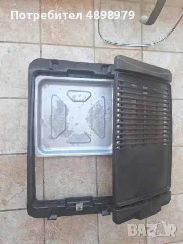 Електрическа скара Rohnson R-2518 Texas – 2200W, без дим, незалепващо покритие, снимка 4 - Скари - 56037389