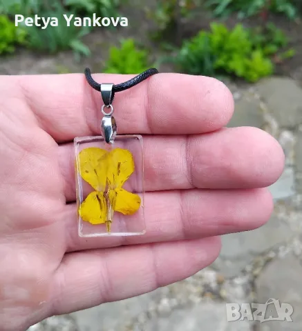 Колие от естествени цветя , снимка 7 - Колиета, медальони, синджири - 46654375