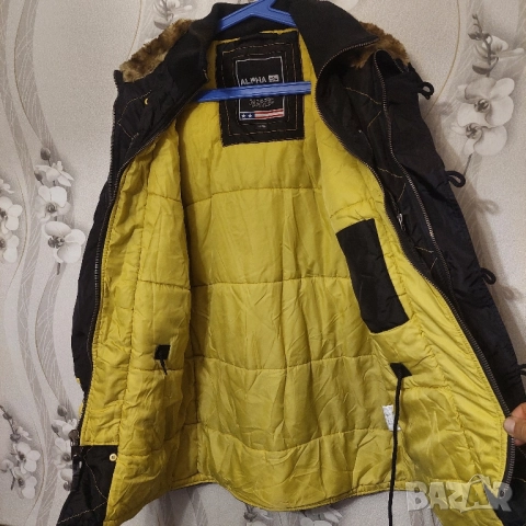Парка Alpha Industries N3B размер Л, снимка 13 - Якета - 52596883