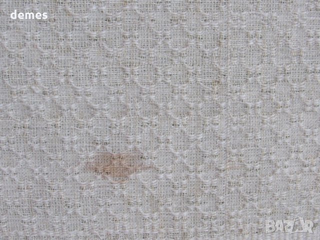  Ръчно изработена памучна кърпа от 40-те год. ХХ в. 69/46см, снимка 3 - Други - 31230056