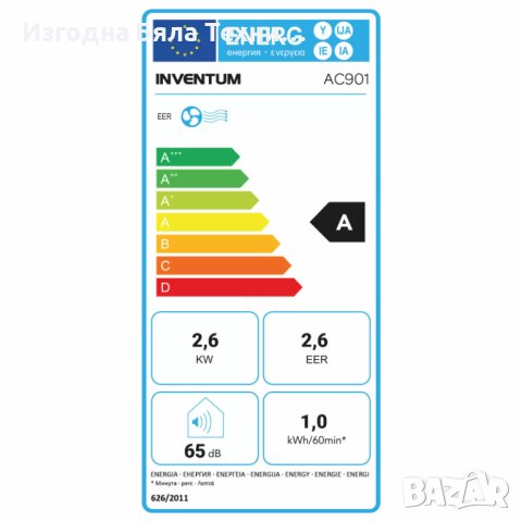 Климатик Инвентум AC901, снимка 14 - Климатици - 40254126