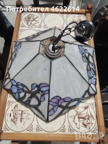 МНОГО КРАСИВА ЛАМПА ТИФАНИ , снимка 3 - Антикварни и старинни предмети - 52651594