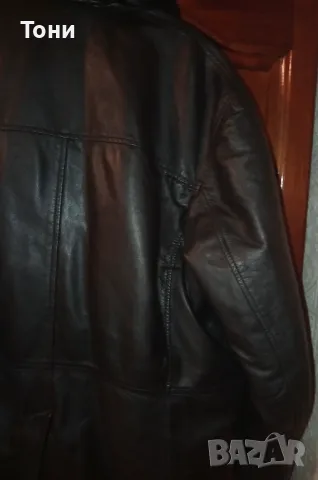 Ново Мъжко Зимно Яке Изцяло от Естествена Кожа XL , снимка 11 - Якета - 49485957