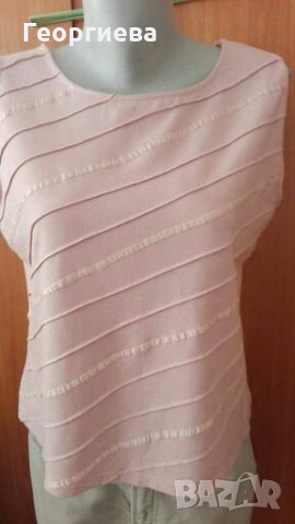 Еластичен потник/блуза с цвят пепел от рози🍀👚М/L,L🍀👚арт.645, снимка 1 - Потници - 29706215