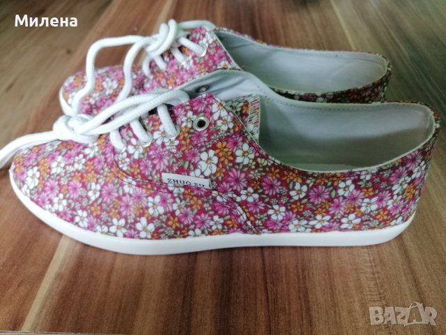 Сникърси на цветя , снимка 3 - Маратонки - 36819242