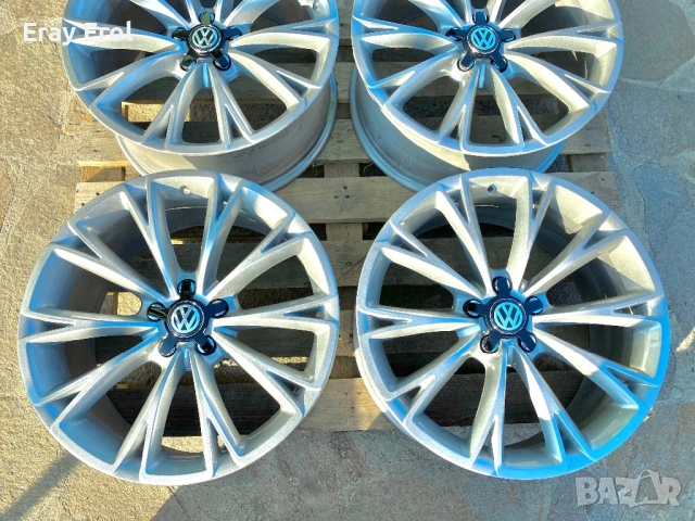 19 джанти 5х112 VW Arteon Golf Passat CC Scirocco Caddy Touran Jetta 5х112 Голф Пасат Оригинал, снимка 4 - Гуми и джанти - 54274096