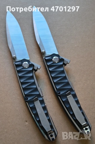 Сгъваем нож острие- D2, снимка 7 - Ножове - 53162493