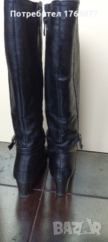 Дамски ботуши с пухена подплата , снимка 3 - Дамски ботуши - 53968534