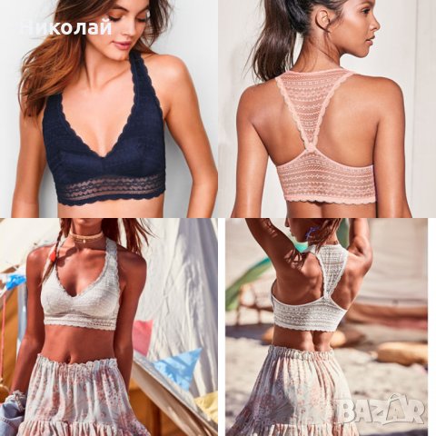 Victoria Secret Lace Racerback Bralette , снимка 13 - Бельо - 32051862