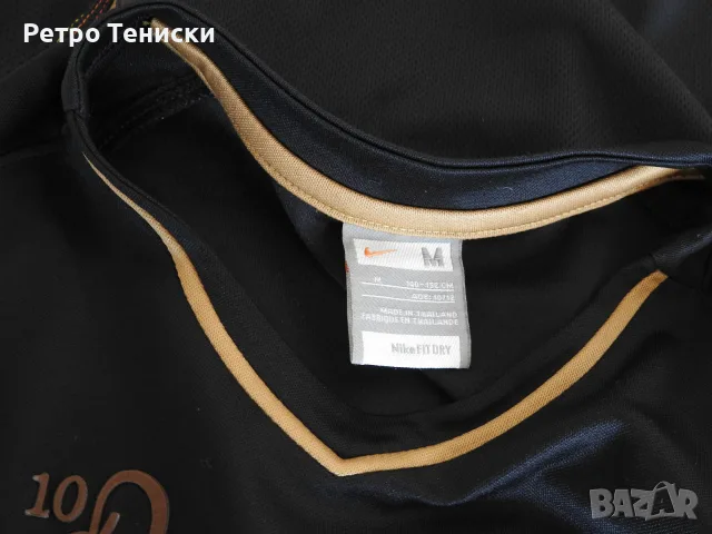 Тениска • Ronaldinho #10 • Nike • черно • размер M • Деца, снимка 10 - Тениски - 56314988