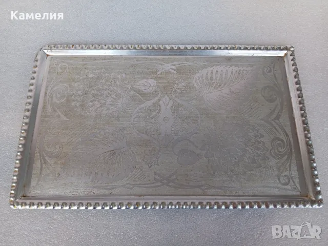 Старинна табла - поднос, снимка 1