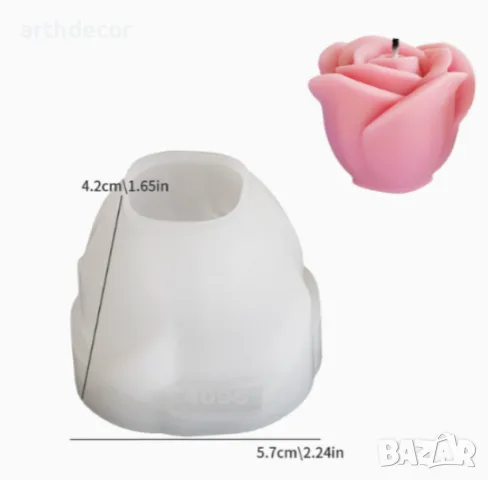 Силиконови молдове / калъпи цветя, снимка 12 - Други - 56307905