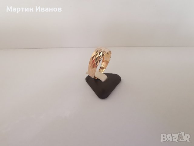 Златен руски пръстен , снимка 2 - Пръстени - 42447092