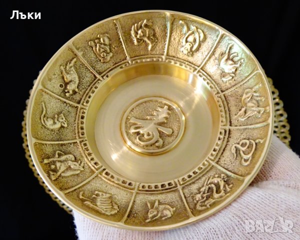 Китайски годишен календар,зодиак,бронзов съд. , снимка 4 - Антикварни и старинни предмети - 37818487