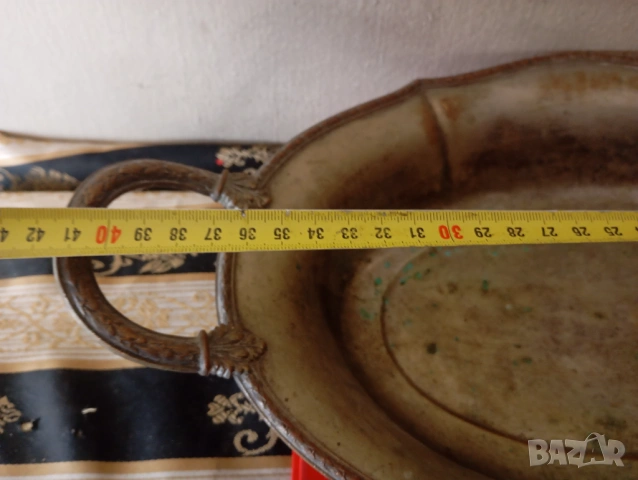 посребрена фруктиера арт деко, снимка 5 - Антикварни и старинни предмети - 54253263
