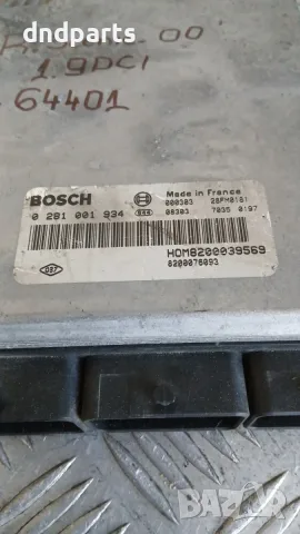 Компютър Renault Scenic 1.9 DCi 2000 0281001934 8200039569 8200076093 Scenic II (2003-2009), снимка 2 - Части - 56155017