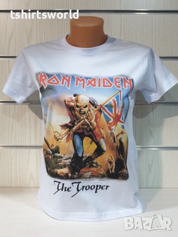 Нова дамска тениска на музикалната група Iron Maiden - The Trooper
