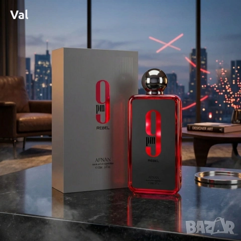 Унисекс парфюм Afnan 9 PM Rebel , снимка 4 - Унисекс парфюми - 54070046